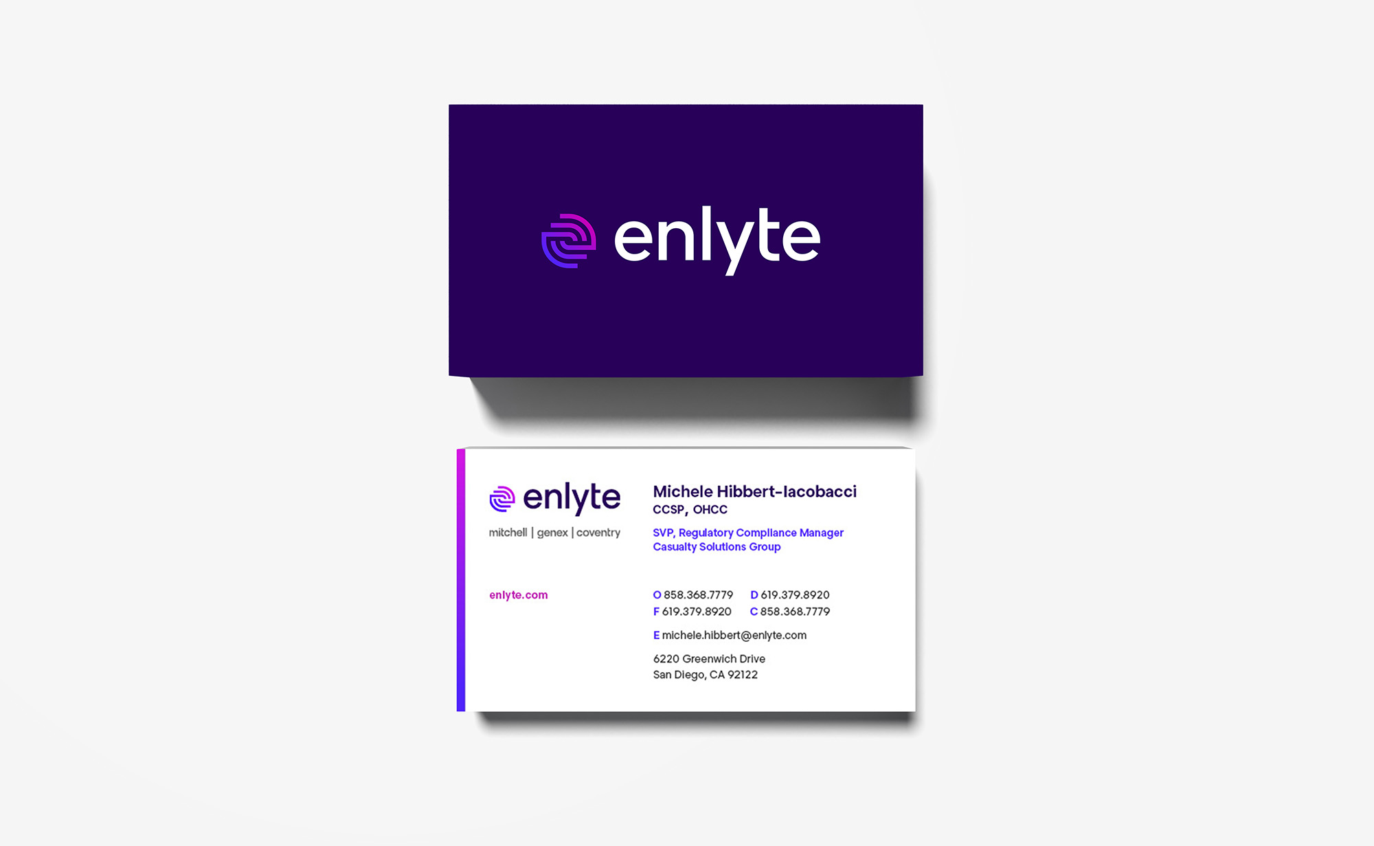 Enlyte business card